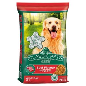 [BAO 20KG] THỨC ĂN HẠT CHO CHÓ TRƯỞNG THÀNH VỊ BÒ – CLASSIC PET ADULT